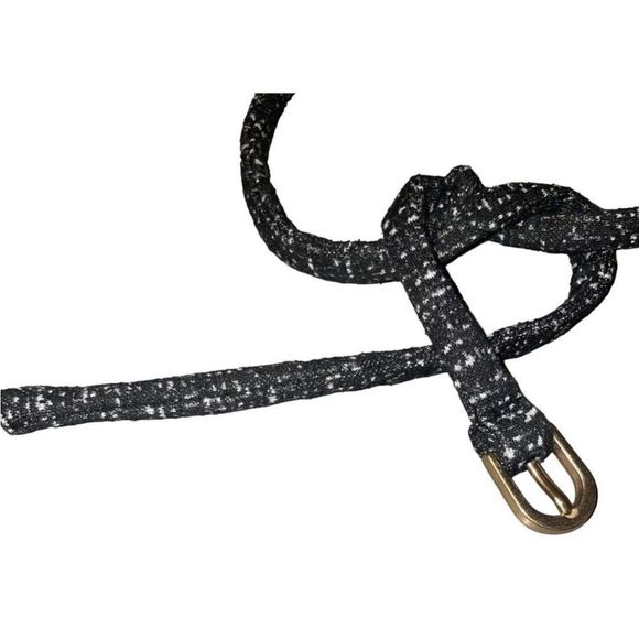 Vintage Boucle Knit Skinny Belt - Bid Now = Discounted Shipping - Picture 12 of 13